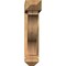Ekena Millwork Funston Arts and Crafts Smooth Bracket w/ Offset Brace, Western Red Cedar, 5 1/2"W x 24"D x 24"H BKT0604X24X24FST03SWR - alternate 2